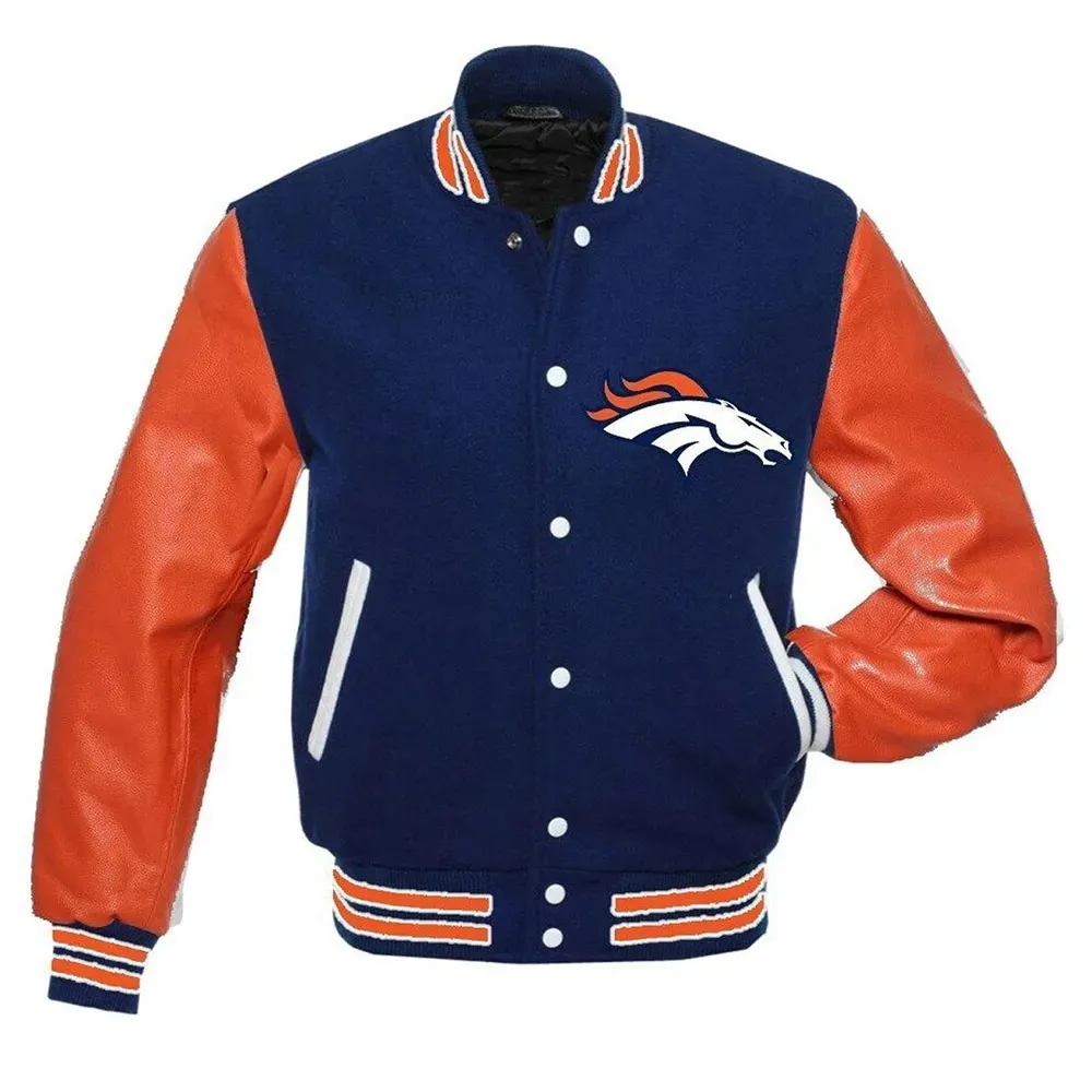 Denver Broncos Varsity Jacket1