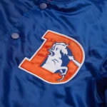 Denver Broncos Varsity Satin Jacket3