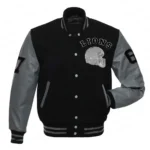 Detroit Lions Eddie Brock Venom 2 Wool Varsity Jacket