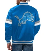 Detroit Lions Home Game Starter Blue Varsity Jackets