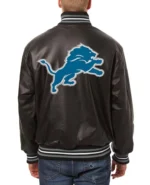 Detroit Lions Jh Design Black Leather Jackets