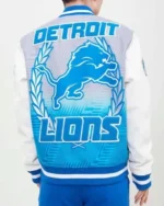 Detroit Lions Remix Wool & Leather Jackets