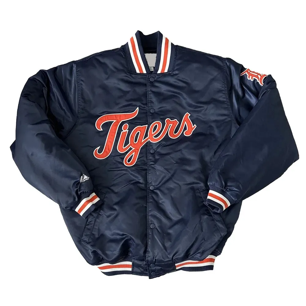 Detroit Tigers 80’s Bomber Varsity Jacket