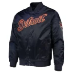 Detroit Tigers Wordmark Satin Jackets