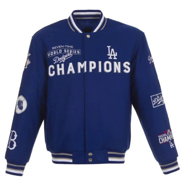 Dodgers Authentic Jh Design Championship Varsity Jacket