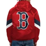 Force Play II Boston Red Sox Half-Zip Hooded Jackets