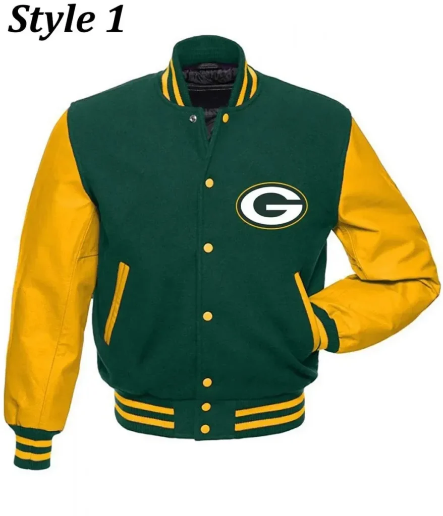 Green Bay Packers Letterman Varsity Jacket