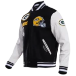 Green Bay Packers Mash Up Wool Varsity Jackets