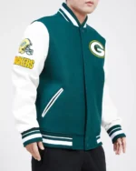 Green Bay Packers Old English Wool Varsity Starter Jackets