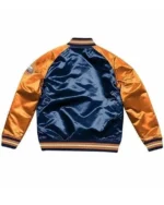 Houston Astros Blue And Orange Satin Varsity Jackets