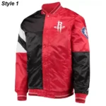 Houston Rockets 75th Anniversary Leader Satin Jacket