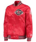 Houston Rockets The Diamond Classic Red Full-Snap Jacket3