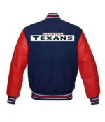 Houston Texans NFL Letterman Red and Blue Jackets