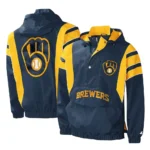 Impact Milwaukee Brewers Half-Zip Hoodie Jacket