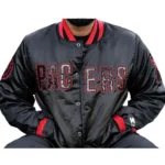 Indiana Pacers Black Satin Varsity Jackets