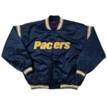 Indiana Pacers Navy Varsity Starter Satin Jacket