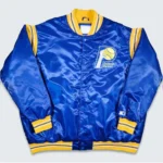 Indiana Pacers Teddy Royal Varsity Satin Starter Jacket