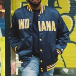 Indiana Pacers X Multi Color Satin Jacket2