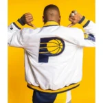 Indiana Pacers X Multi Color Satin Jacket4