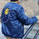 Indiana Pacers X Multi Color Satin Jacket4s