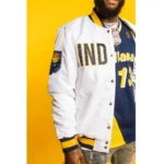 Indiana Pacers X Multi Color Satin Jacket6