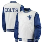 Indianapolis Colts Historic Logo Renegade Satin Jacket