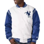 Indianapolis Colts Historic Logo Renegade Satin Jackets