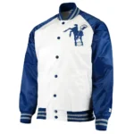 Indianapolis Colts Throwback Varsity Satin Jacket