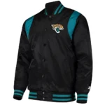 Jacksonville Jaguars Teal and Satin Jacket