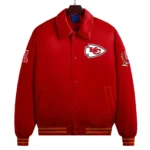 Kansas City Chiefs Race Red Satin Jacket