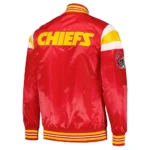 Kansas City Chiefs Red and Gold Varsity Satin Jackets