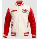 Kansas City Chiefs Retro Classic Rib Varsity Jacket