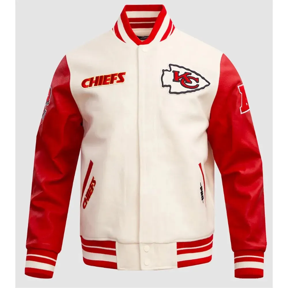 Kansas City Chiefs Retro Classic Rib Varsity Jacket