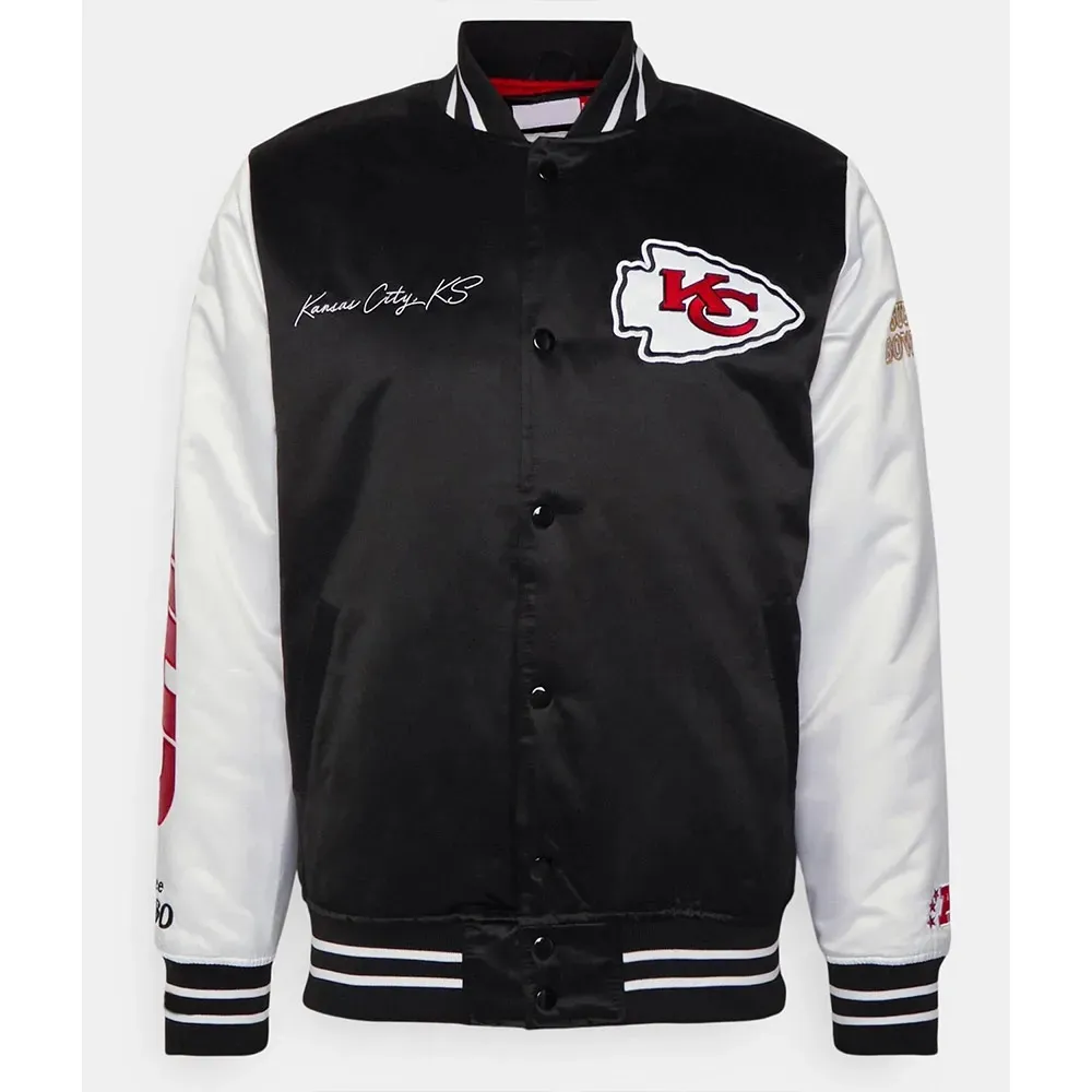 Kansas City Chiefs Team Origins Varsity Satin Jacket