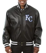 Kansas City Royals Letterman Leather Jackets