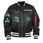 Kevin Hart Philadelphia Eagles Satin Jacket