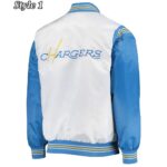 LA Chargers Renegade Throwback Satin Jackets