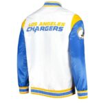 LA Chargers Throwback Pitch Satin Jacket