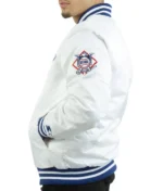 LA Dodgers National Blue Satin Varsity Jacket12