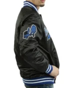 LA Dodgers National Blue Satin Varsity Jacket8