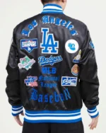 LA Dodgers Old English Satin Jackets