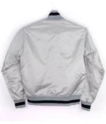 LA Raiders Ice Cube Bomber Black Full-Snap Satin Jackets