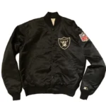 LA Raiders Starter Vintage Satin Varsity Jacket