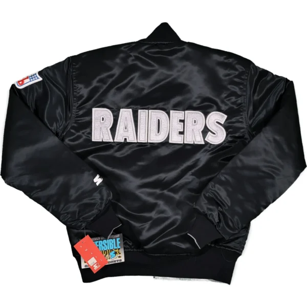 LA Raiders Starter Vintage Satin Varsity Jackets