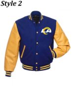 LA Rams Exclusive Blue Satin Jacket