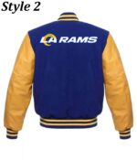 LA Rams Exclusive Blue Satin Jackets