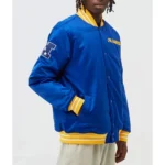 LA Rams Heavyweight Blue Varsity Jacket