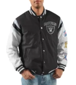 Las Vegas Raiders 3X Championship Varsity Jacket