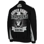 Las Vegas Raiders 3X Super Bowl Champions Full-Snap Varsity Jacket