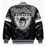 Las Vegas Raiders Home Game Satin Black Jackets